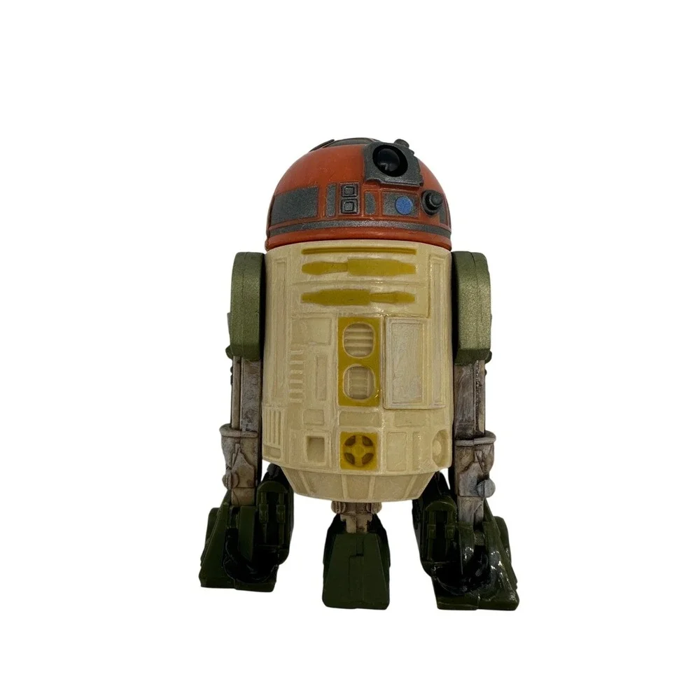 Hasbro Star Wars R4-H5 Astromech Droid Figure 2.5 Inch Red Tan Green 2004 LFL